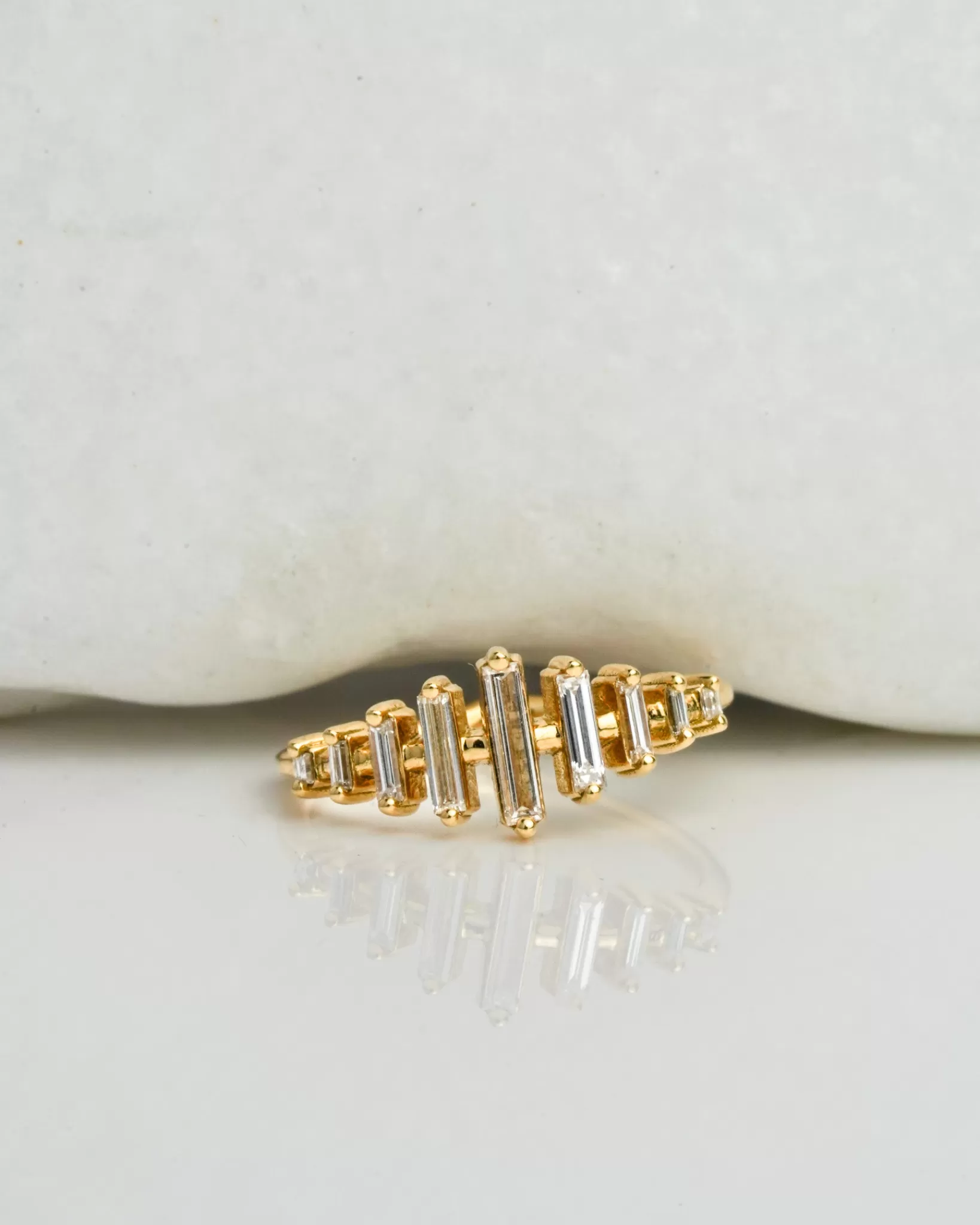 Online Artëmer Artemer Spaced Needle Ring
