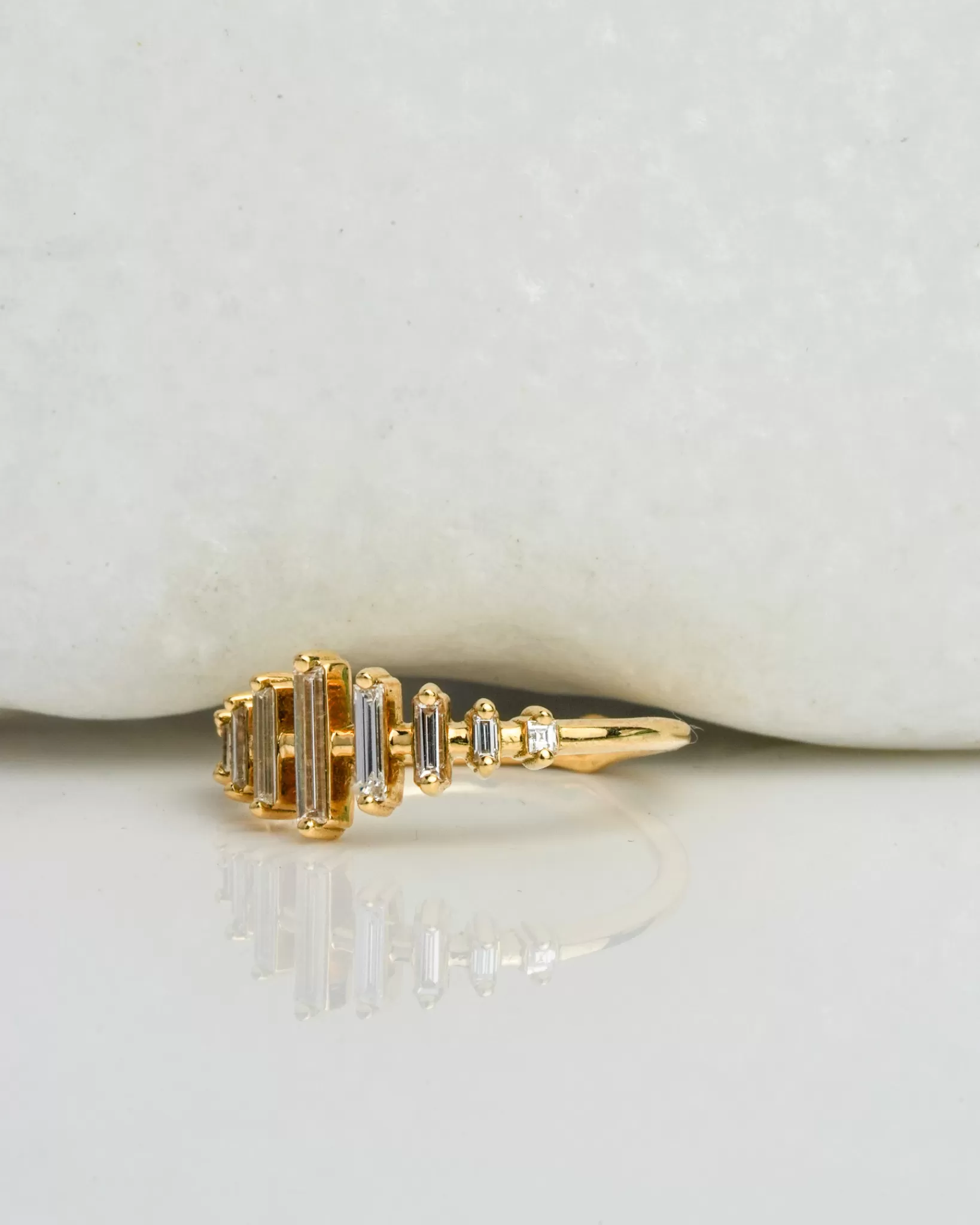Online Artëmer Artemer Spaced Needle Ring