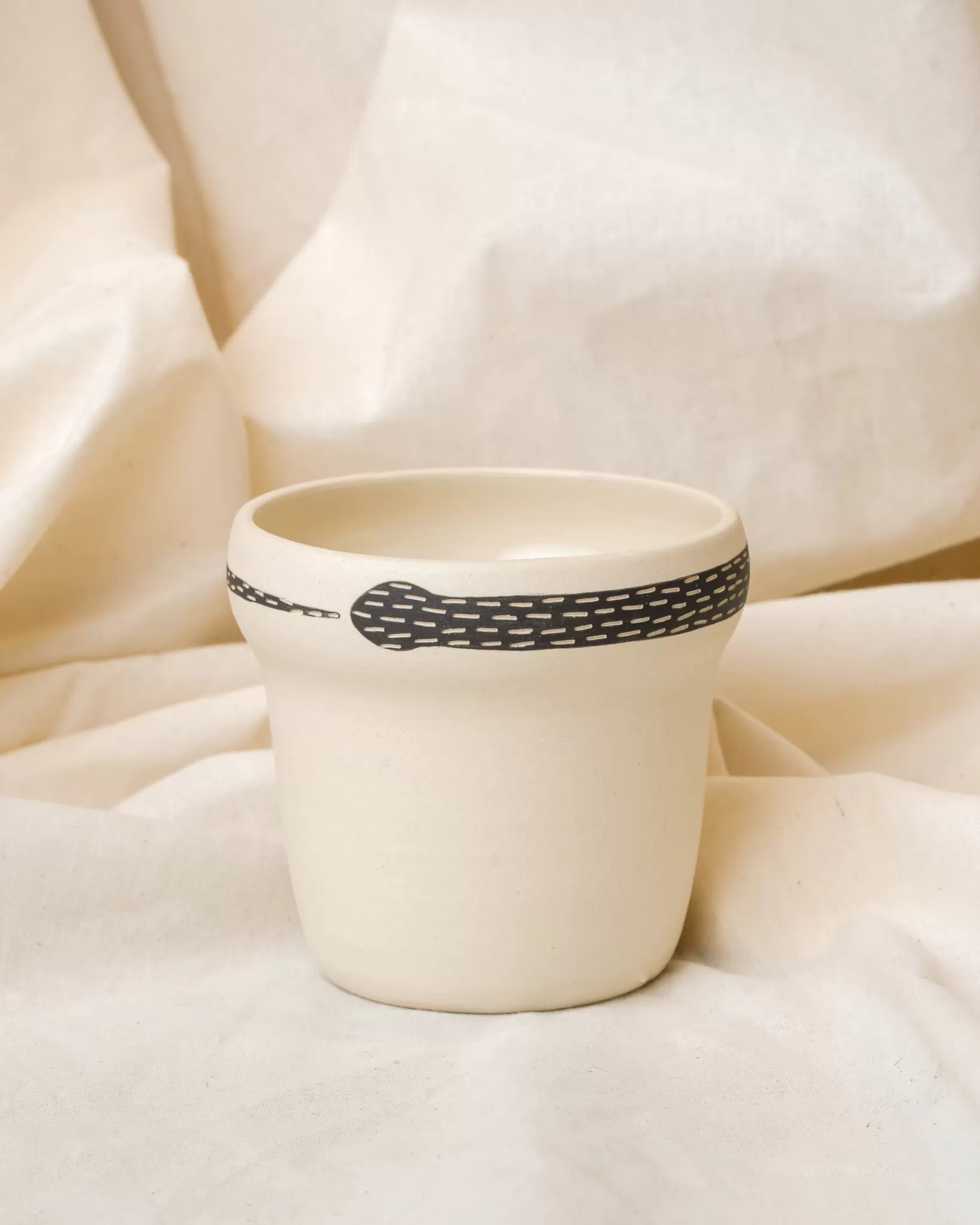 Clearance AS Ceramics Snake Vessel
