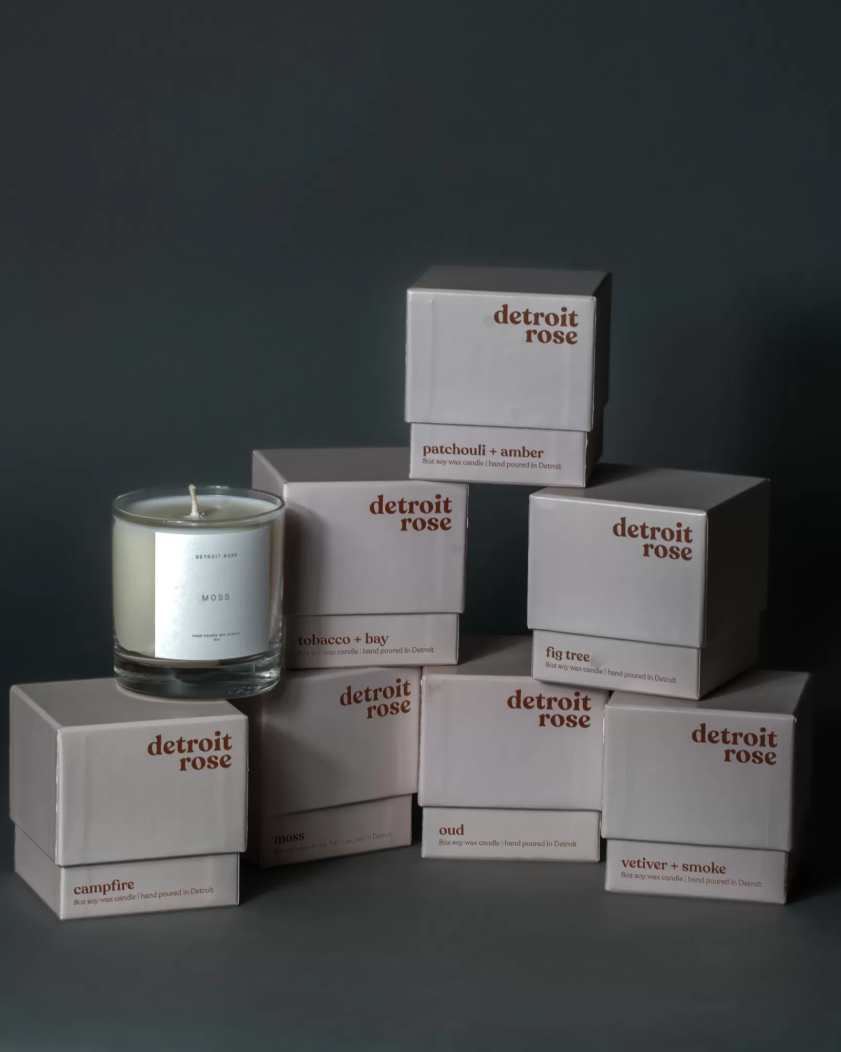 Store Detroit Rose Candle Co. Detroit Rose Candle